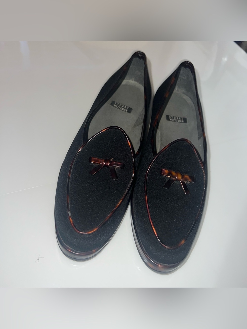Stuart Weitzman | Tortoiseshell Trim | Block Heel Loafers | Women’s | EU 35